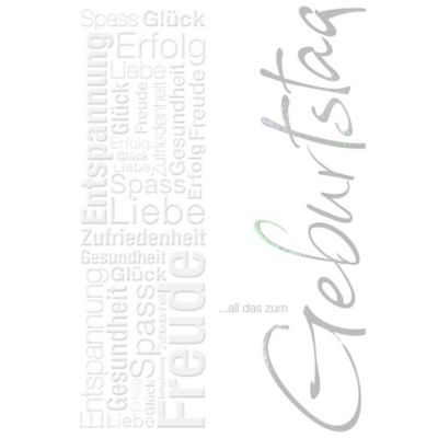 Biglietto Di Auguri Di Compleanno Abc 117x173 Mm Tedesco