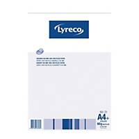 Bloc-notes Lyreco recyclé A4, 60 g/m2, 5 mm à carreaux, 50 feuilles