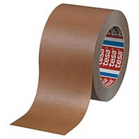 Tesapack® paper ecoLogo® tape, kraft, bruin, 75 mm x 50 m, per 4 rollen tape