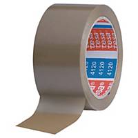 tesapack Brown Packaging Tape, 66M x 50mm - Pack of 6
