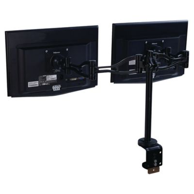Professional Doppel-Monitorarm Fellowes, Eisen, schwarz