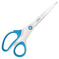 Leitz WOW scissors, length 20,5 cm, white/blue