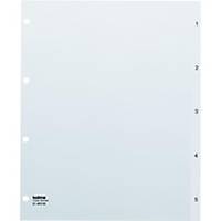 Display book ledger Kolma Vista 2140500 A4+, plastic, 1-5, colourless