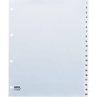 Répertoire pour albums de prés. Kolma Vista 2141900 A4+, plast., 1-20, incolore