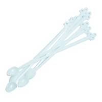 White Stirrers 5 Inch - Pack of 100