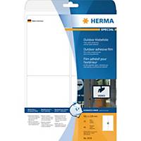 Etiquettes inaltérables Herma 9534, blanches, 99,1 x 139 mm, les 40 étiquettes