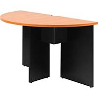 ACURA โต๊ะประชุมไม้เข้ามุม CFC 126 เชอรี่/ดำ