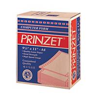 Prinzet White A4 Computer Form 1Ply 9.5 x11 