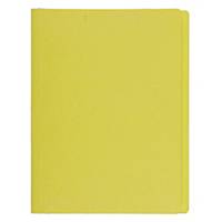 BAIPO แฟ้มพับกระดาษ A4 300 แกรม แพ็ค 50 เล่ม สีเหลือง
