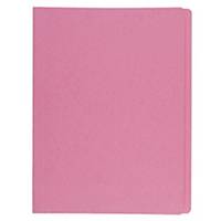 BAIPO Paper Folder A4 300 Grams Pink - Pack of 50