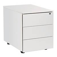 Pedestal 42x53,5x50,3 cm 3 drawers white