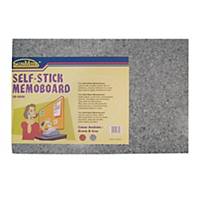 Suremark Self Stick Memo Board 60 X 40cm Grey