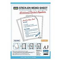 Suremark Stick-On A3 Memo Sheet - Pack of 12