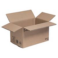 Kartonnen doos enkelgolfkarton, A4+, B 230 x H 250 x L 350 mm, per 25 dozen