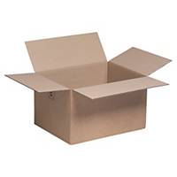 Boîte en carton simple cannelure, l 310 x H 240 x L 410 mm, les 25 boîtes