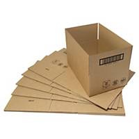 Boîte en carton simple cannelure, l 300 x H 330 x L 430 mm, les 25 boîtes