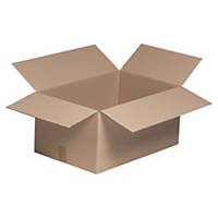 Boîte en carton simple cannelure, textile, l800xH500xL400mm, les 10 boîtes