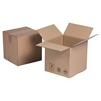 Kartonnen doos dubbelgolfkarton, kubus, B 300 x H 300 x L 300 mm, per 20 dozen