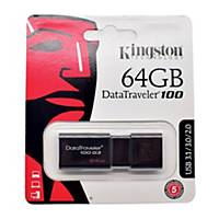 Kingston DT100G3 Flash Drive - 64 GB