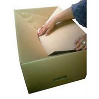 Moving box single wall with handles  492 x 392 x 284 - pack of 30