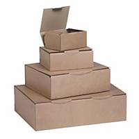 Shipping box 200 x 100 x 100 mm brown - pack of 50