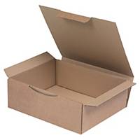 Shipping box 300 x 240 x 100 mm brown - pack of 50