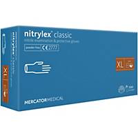 Jednorázové nitrilové rukavice Mercator® nitrylex® classic, velikost XL, 100 ks