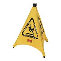Rubbermaid pop-up safety cone - Caution wet floor 51cm yellow