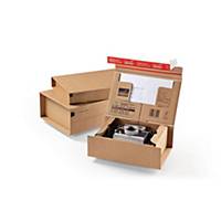 ColomPac® Post shipping box, 330 x 290 x 120mm, brown, pack of 10 pcs