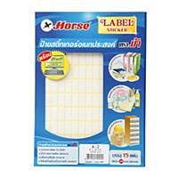 HORSE A2 LABEL 8MM X 20MM 150 LABEL/SHEET - PACK OF 15 SHEETS