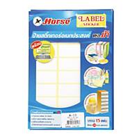 HORSE A10 LABEL 25MM X 50MM 24 LABEL/SHEET - PACK OF 15 SHEETS