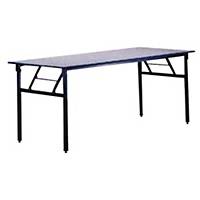 Writebest Rectangular Grey Foldable Table 1800 X 600 X 760mm