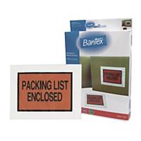 Bantex 辦得事 自動黏貼郵寄用標籤袋 A6 - 100個裝