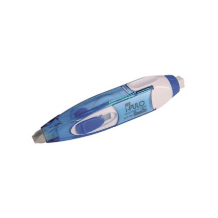 SDI i-PULO Retractable Mechanism Correction Tape White Out Pen Built-in Eraser Type 5mm x 6m ECT-105P 