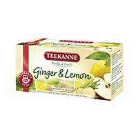 Teekanne Premium Ingwer&Zitrone Tee, 20 Beutel à 1,75 g