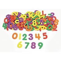 Colorations rubber numbers 45 mm - pack of 150