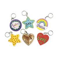 Colorations create your keychain - pack of 12