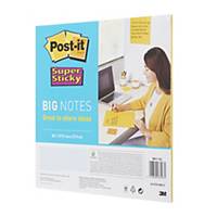3M Post-it® Sticky Notes, 279x279mm, Yellow, 1 Pad/30 Sheets