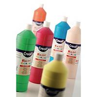 Gouache liquide Creall Basic Color, 1 l, couleurs assorties, les 6 tubes