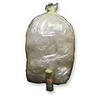 BX10 WASTE BAGS 70X110CM YELLOW