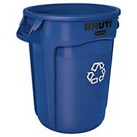 Rubbermaid Commercial Products Vented Brute® Round Container 121 Litre - Blue