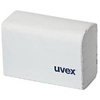 Reinigungspapier UVEX, für Brillenreinigungsstation, Packung à 760 Stück