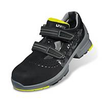 uvex 1 85428 Safety Sandals, S1 SRC ESD, Size 41, Black