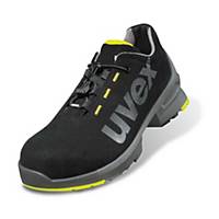 uvex safety shoes 1 8544, ESD S2/SRC, size 43, black/yellow