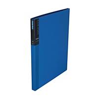 Bantex Clear Book 20 Pockets A4 Blue