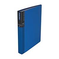 Bantex Clear Book 60 Pockets A4 Blue