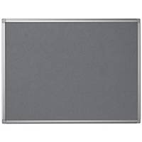 Bi-Office Maya Aluminium Framed Felt Board 1800 X 1200mm Grey*