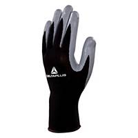 Delta Plus VE712GR Multipurpose Gloves, Size 8, Black, 10 Pairs