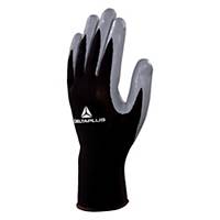 Delta Plus VE712GR Multipurpose Gloves, Size 10, Black, 10 Pairs