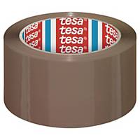 Pack de 6 cintas de embalar TESA polipropileno 50x66 marrón 4195